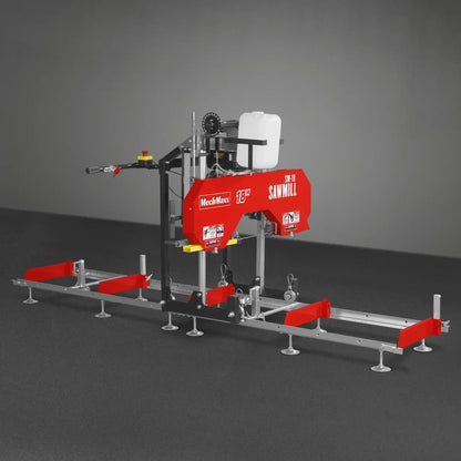 18" Portable Sawmill,  212cc 7HP Gasoline Engine,  15" Board  Width,  10' Track Length ,  SM-18