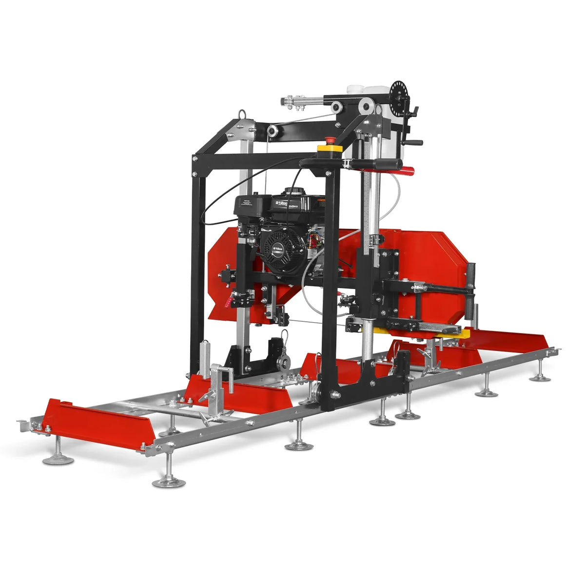 18" Portable Sawmill,  212cc 7HP Gasoline Engine,  15" Board  Width,  10' Track Length ,  SM-18