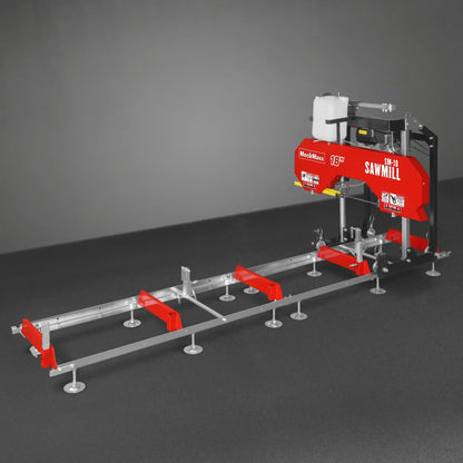 18" Portable Sawmill,  212cc 7HP Gasoline Engine,  15" Board  Width,  10' Track Length ,  SM-18