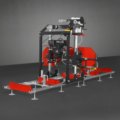 18" Portable Sawmill,  212cc 7HP Gasoline Engine,  15" Board  Width,  10' Track Length ,  SM-18