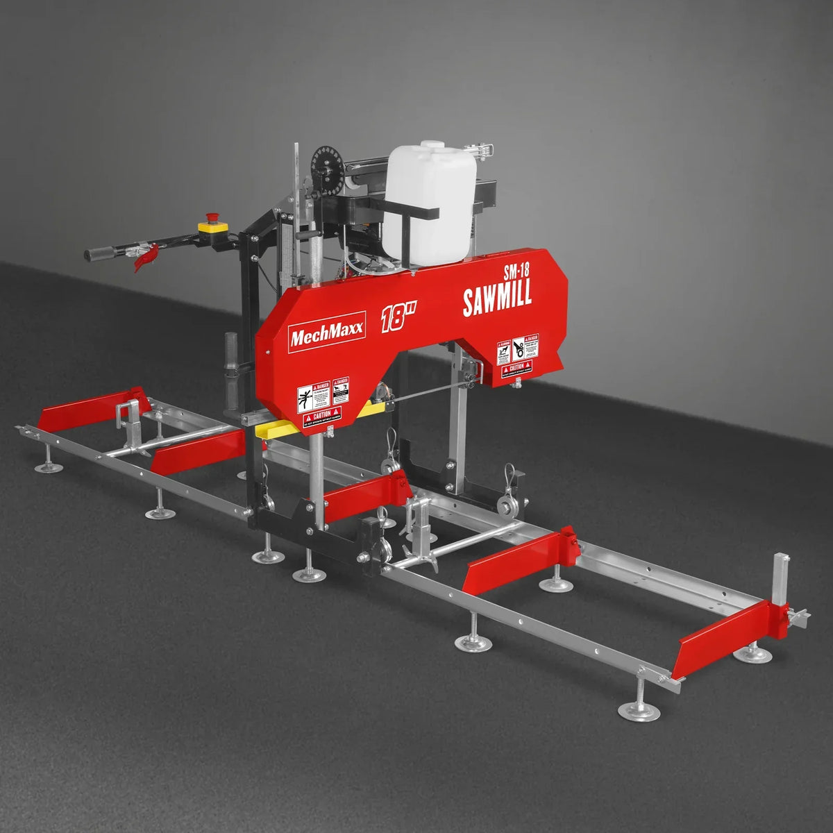 18" Portable Sawmill,  212cc 7HP Gasoline Engine,  15" Board  Width,  10' Track Length ,  SM-18