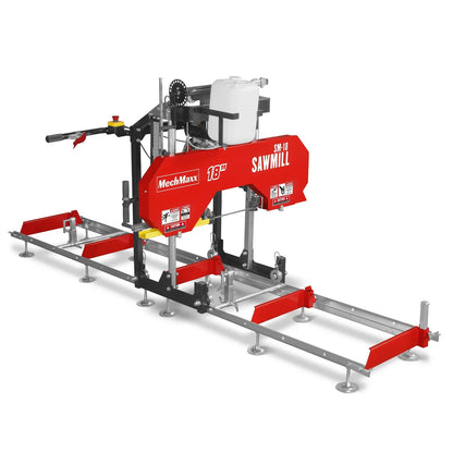 18" Portable Sawmill,  212cc 7HP Gasoline Engine,  15" Board  Width,  10' Track Length ,  SM-18