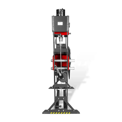 100 Ton H-Frame Electric Hydraulic Shop Press with Hand Winch, 110V Motor, Fully Welded Steel Frame, Safety Guard, HSP100E