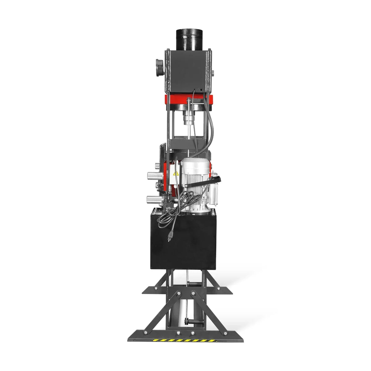 100 Ton H-Frame Electric Hydraulic Shop Press with Hand Winch, 110V Motor, Fully Welded Steel Frame, Safety Guard, HSP100E