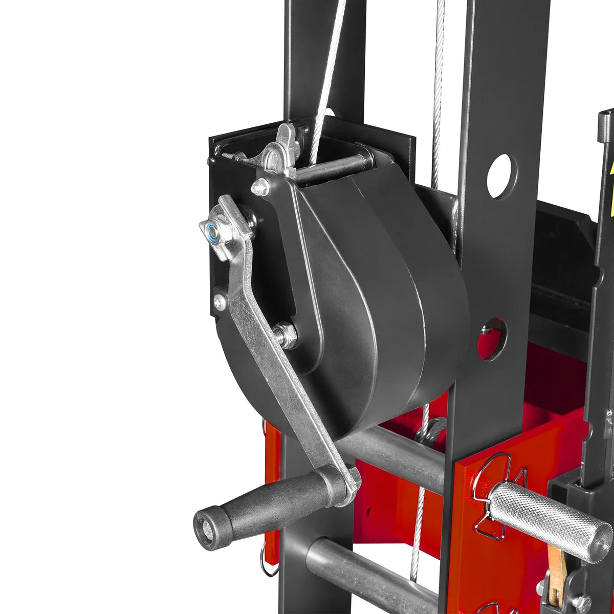 30 Ton H-Frame Air/Hydraulic Shop Press with Hand Winch & Press Pin Kit,  Fully Welded Steel Frame,  Safety Guard,  Foot Pedal Control,  HSP30