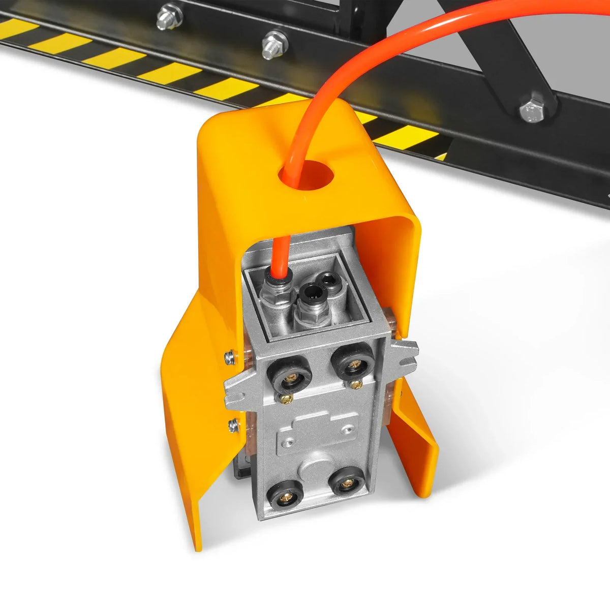 50 Ton H-Frame Air/Hydraulic Shop Press with Hand Winch & Press Pin Kit,  Fully Welded Steel Frame,  Safety Guard,  Foot Pedal Control,  HSP50