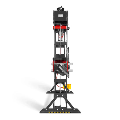 75 Ton H-Frame Air/Hydraulic Shop Press with Hand Winch,  Fully Welded Steel Frame,  Safety Guard,  Foot Pedal Control,  HSP75