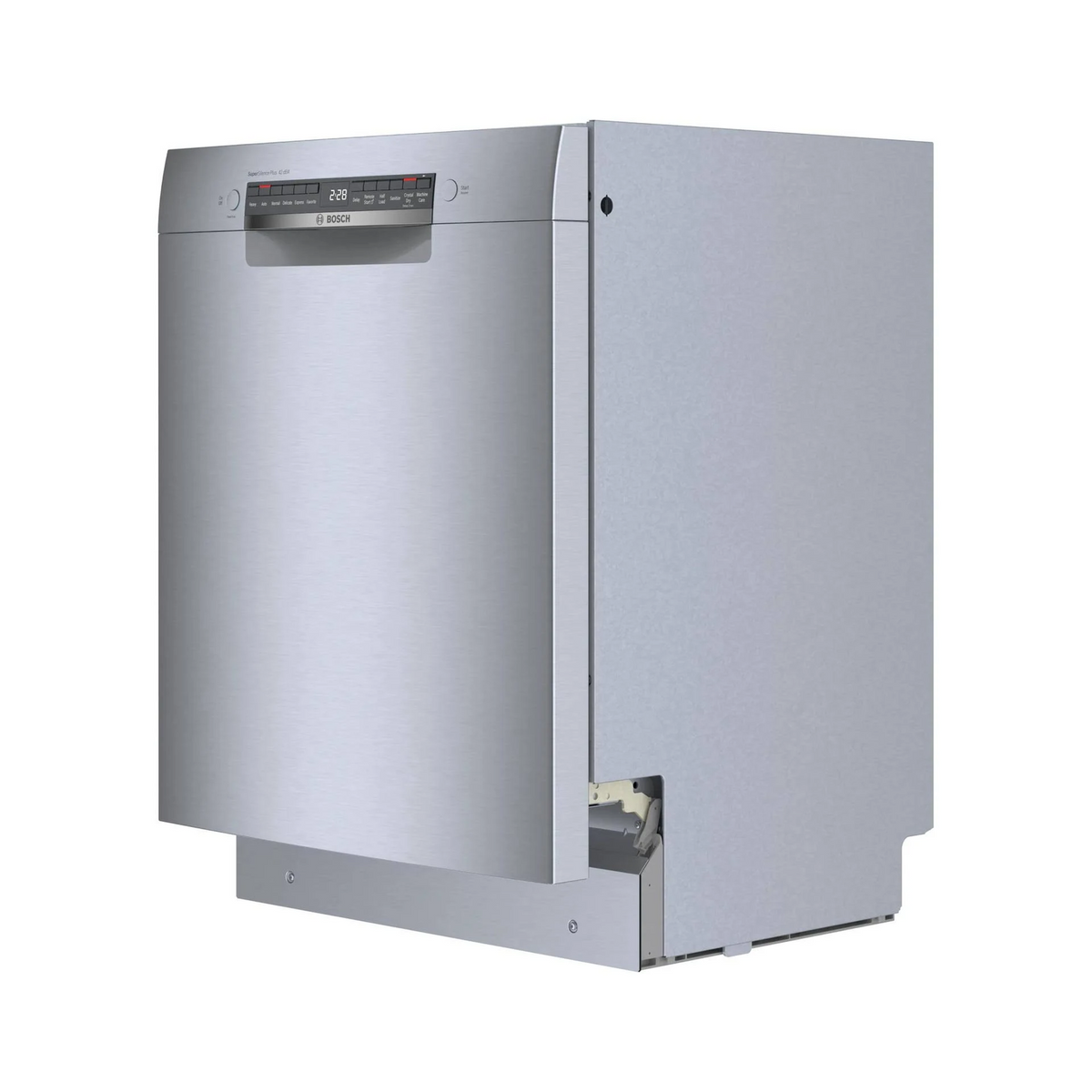 Bosch 800 Series 24 in. Top Control Smart Dishwasher with 42 dBa Sound Level, 3rd-Rack, CrystalDry & Pocket – Stainless Steel