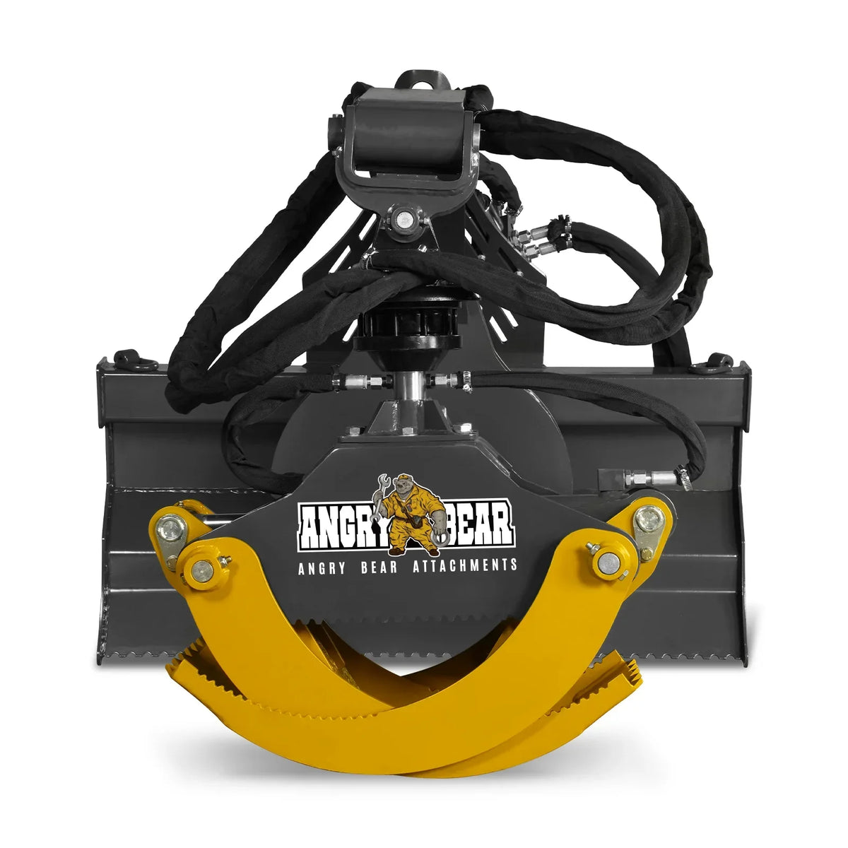 50" Skid Steer Rotary Log Grapple,  360° Rotation,  3000 Lbs Capacity