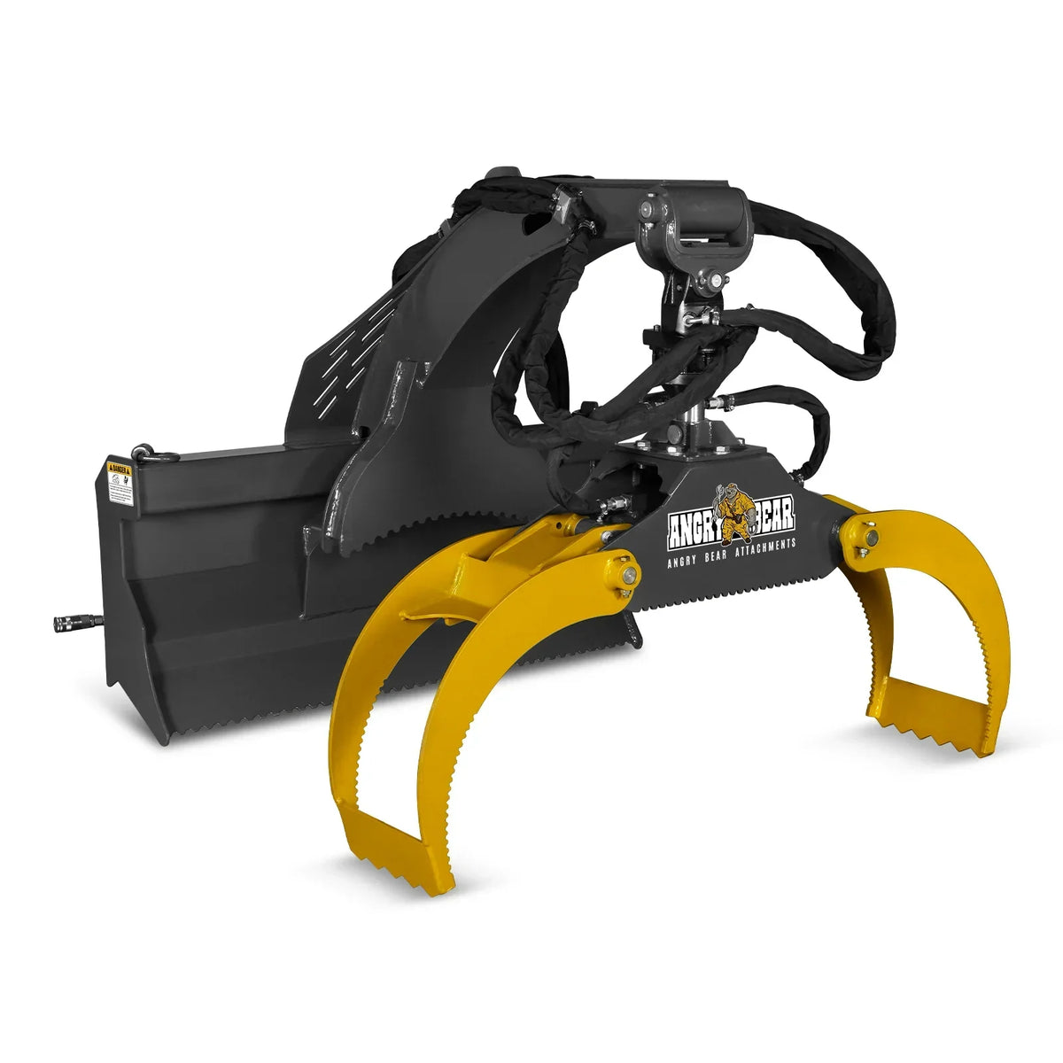 50" Skid Steer Rotary Log Grapple,  360° Rotation,  3000 Lbs Capacity