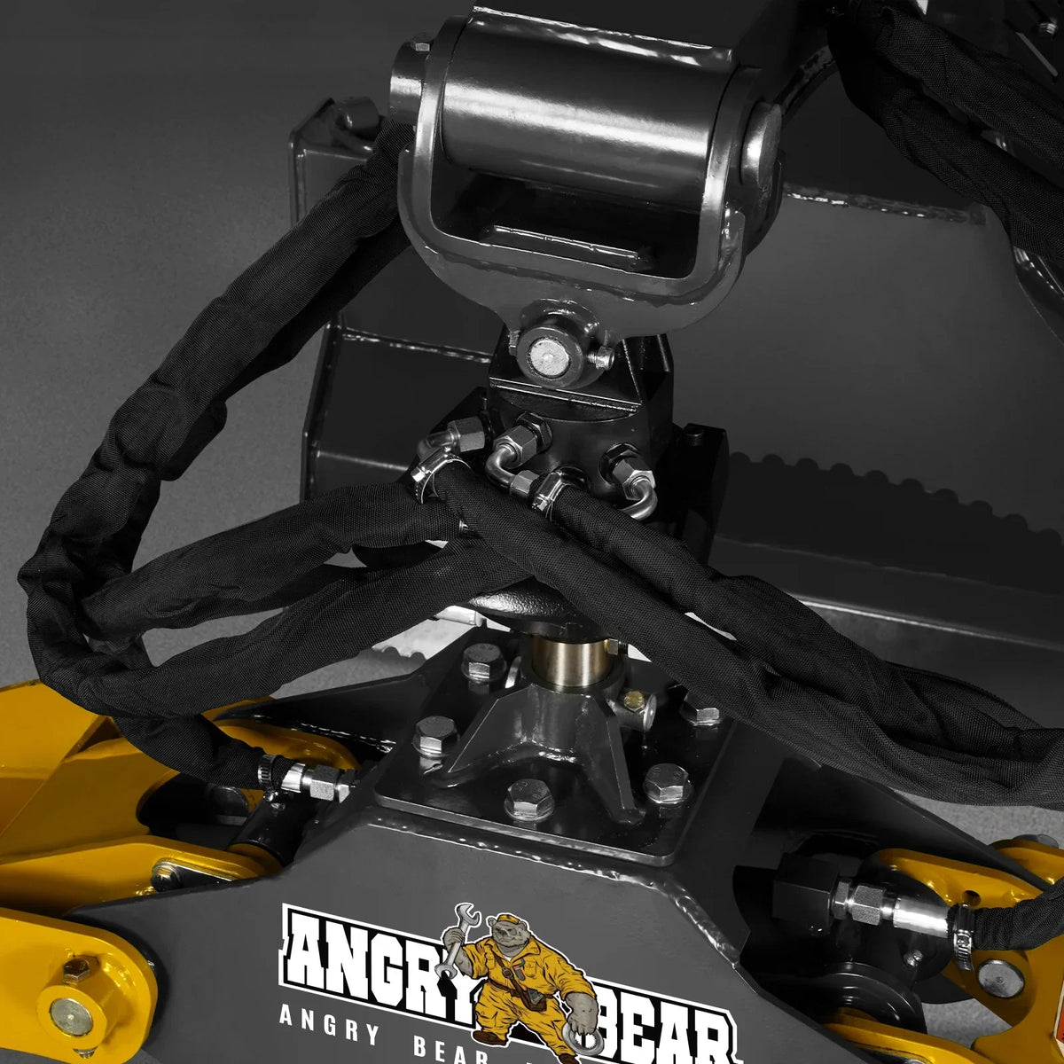 50" Skid Steer Rotary Log Grapple,  360° Rotation,  3000 Lbs Capacity