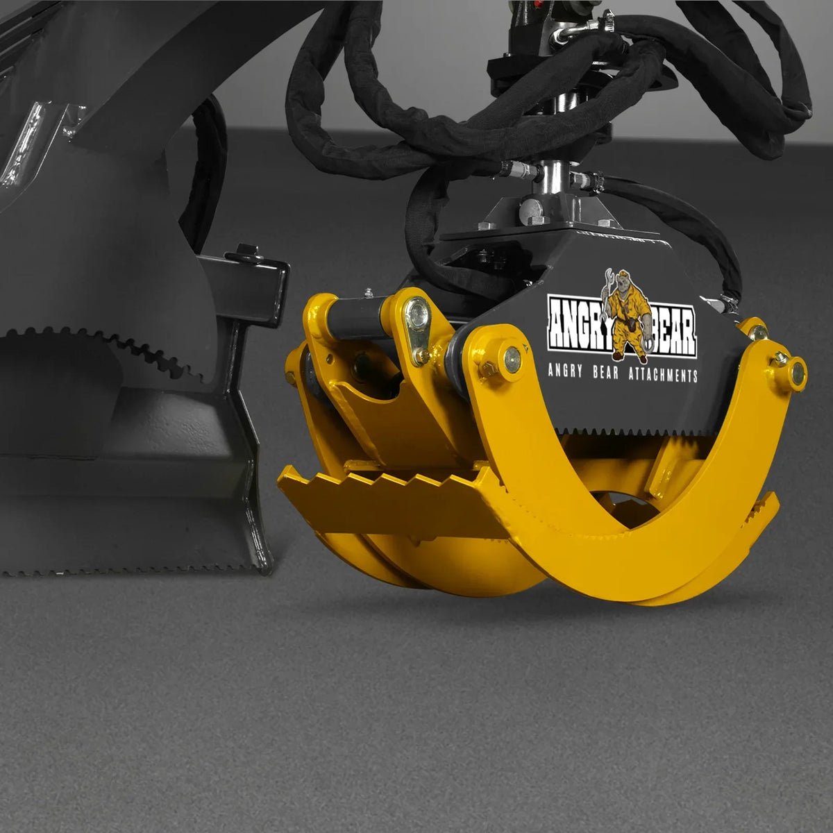 50" Skid Steer Rotary Log Grapple,  360° Rotation,  3000 Lbs Capacity