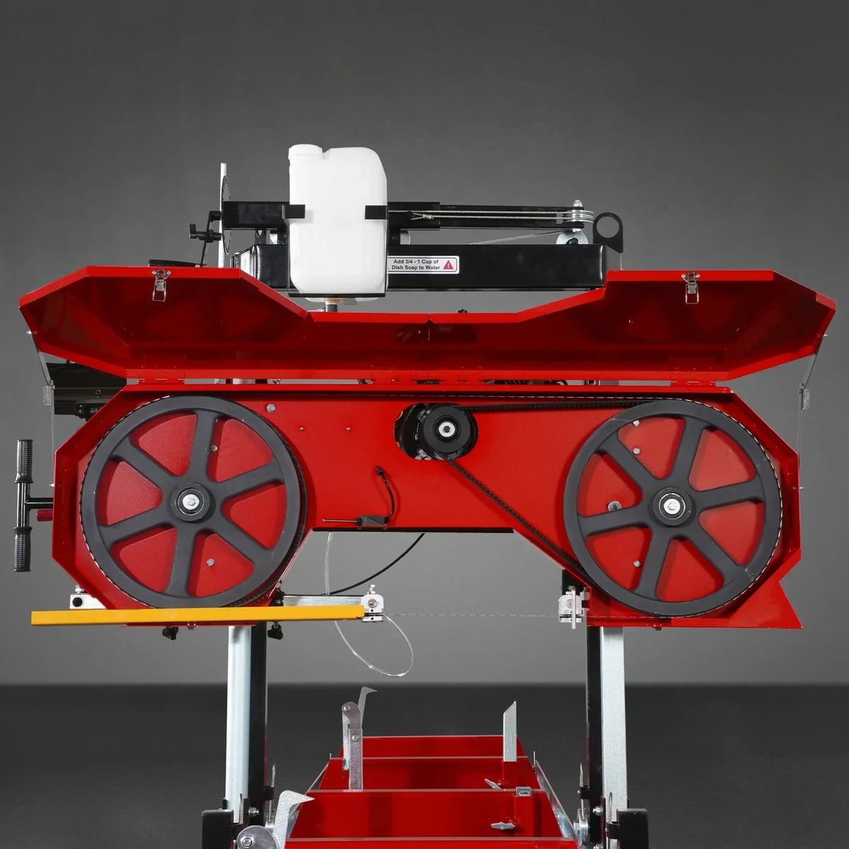 26" Portable Sawmill (5x Blades Included),  459cc 15HP E-Start Gasoline Engine,  20" Board Width,  20' Track Length (13' Track Length + 6.4' Track Extension Included) ,  SM-26