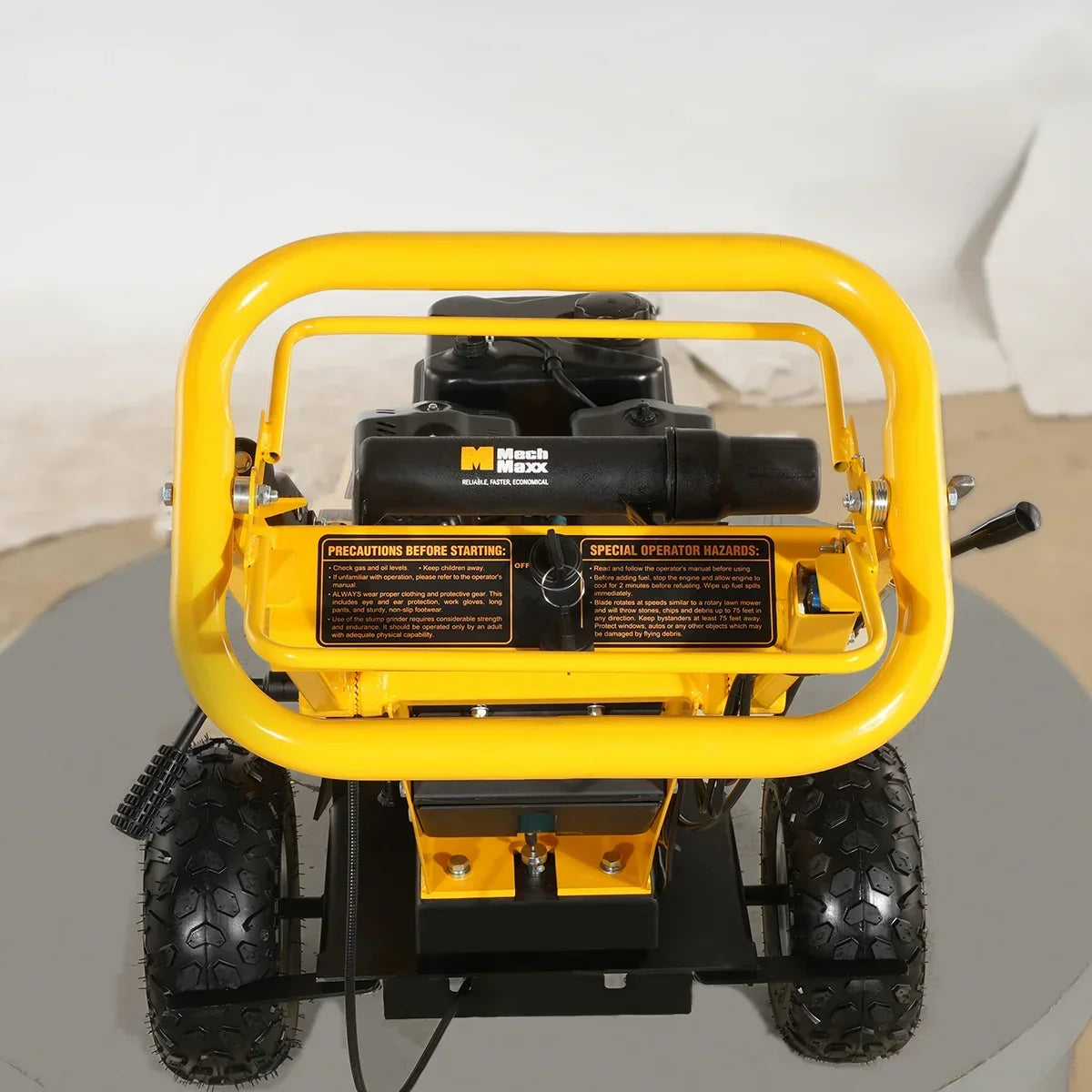15 inch 15HP 420cc DUCAR E-Start Stump Grinder with Tow Bar,  SG380