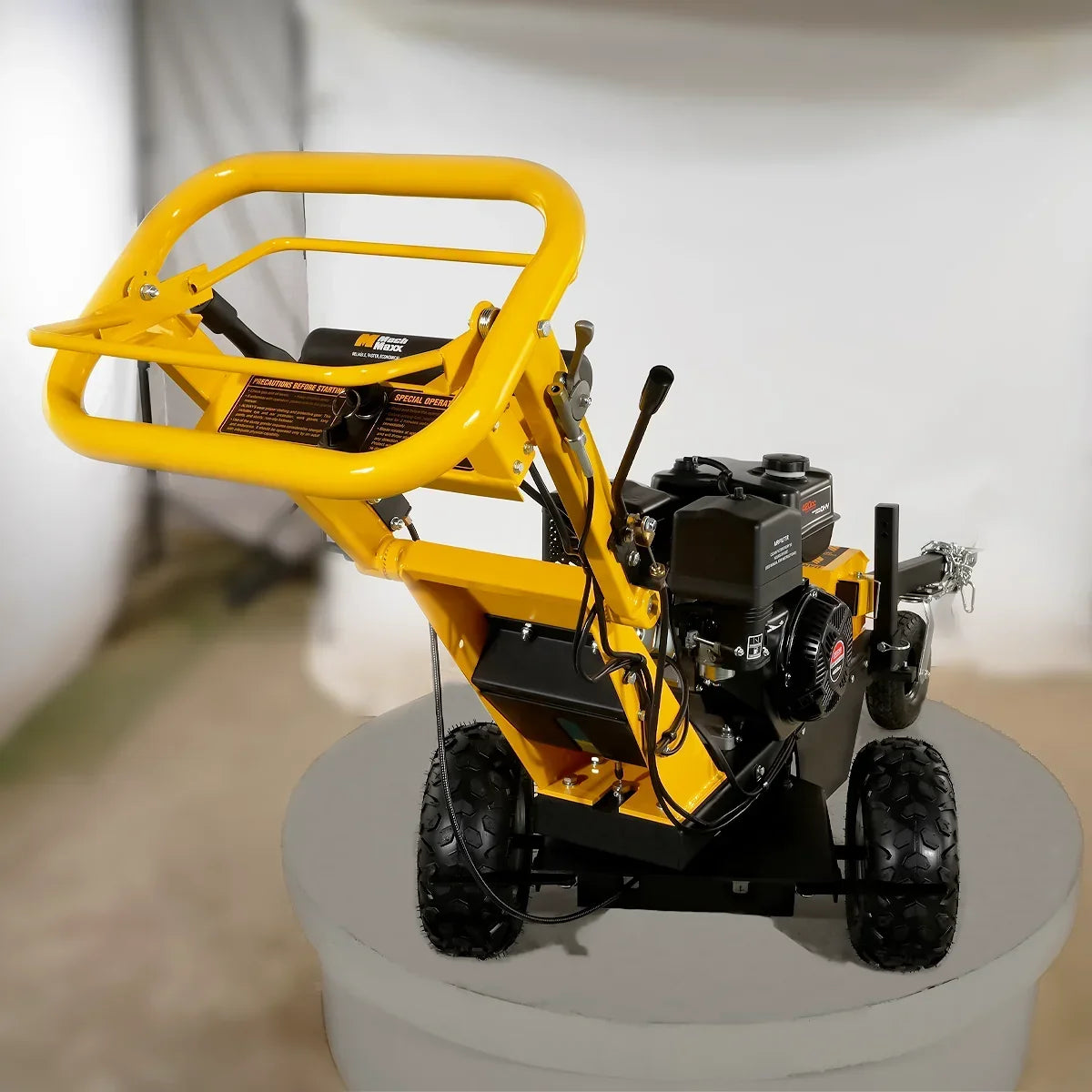 15 inch 15HP 420cc DUCAR E-Start Stump Grinder with Tow Bar,  SG380