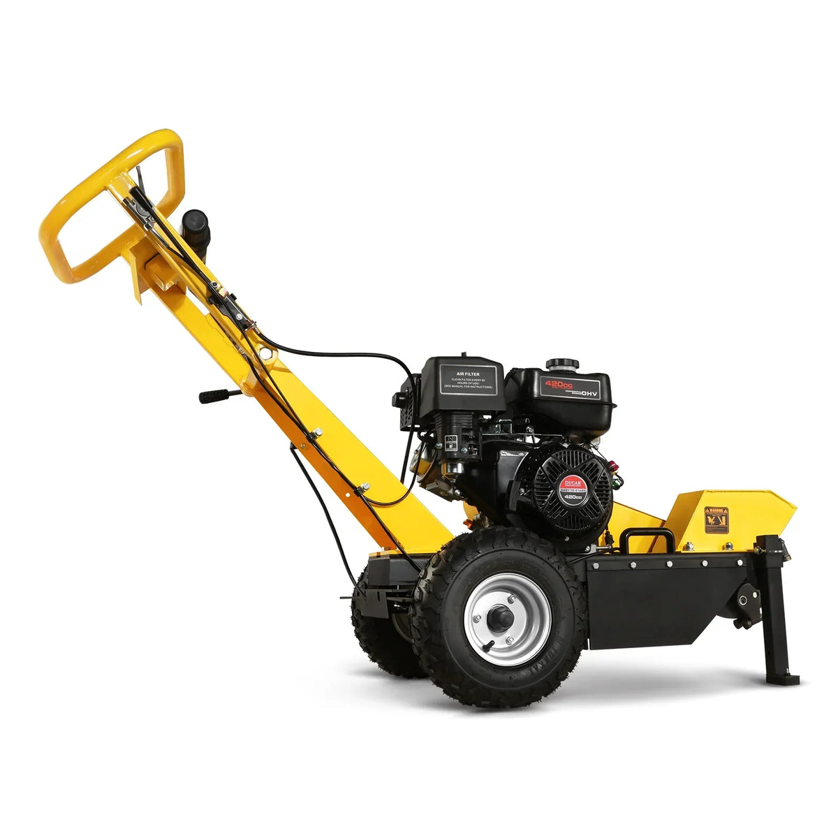 4" Honda Gasoline Engine Wood Chipper & 12" Stump Grinder Bundle,  GS650 & SGR1500