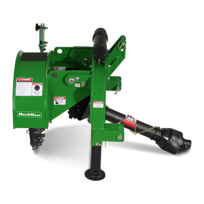 3-Point Hitch PTO Stump Grinder with 34 Carbide Teeth (PTO Shaft Included with Slip Clutch),  for 15-45HP Tractor; SG24.