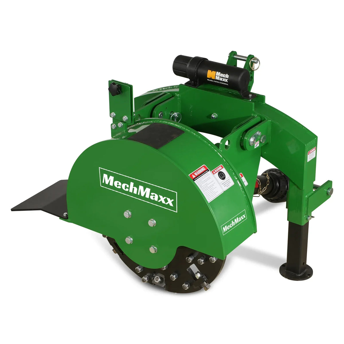 3-Point Hitch PTO Stump Grinder with 34 Carbide Teeth (PTO Shaft Included with Slip Clutch),  for 15-45HP Tractor,  SG24