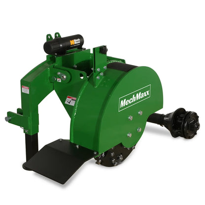 3-Point Hitch PTO Stump Grinder with 34 Carbide Teeth (PTO Shaft Included with Slip Clutch),  for 15-45HP Tractor; SG24.