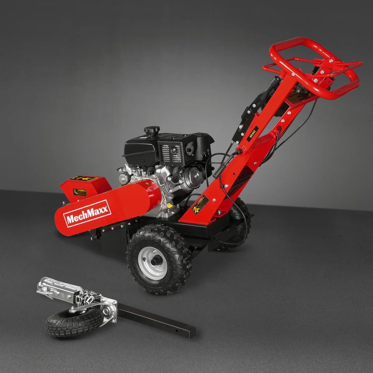 15-inch 14hp 429cc KOHLER E-Start Stump Grinder with Tow Bar,  SG380