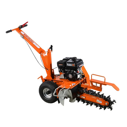 MechMaxx 7HP Gas Powered Cable Ditching Mini Trencher , TCR650