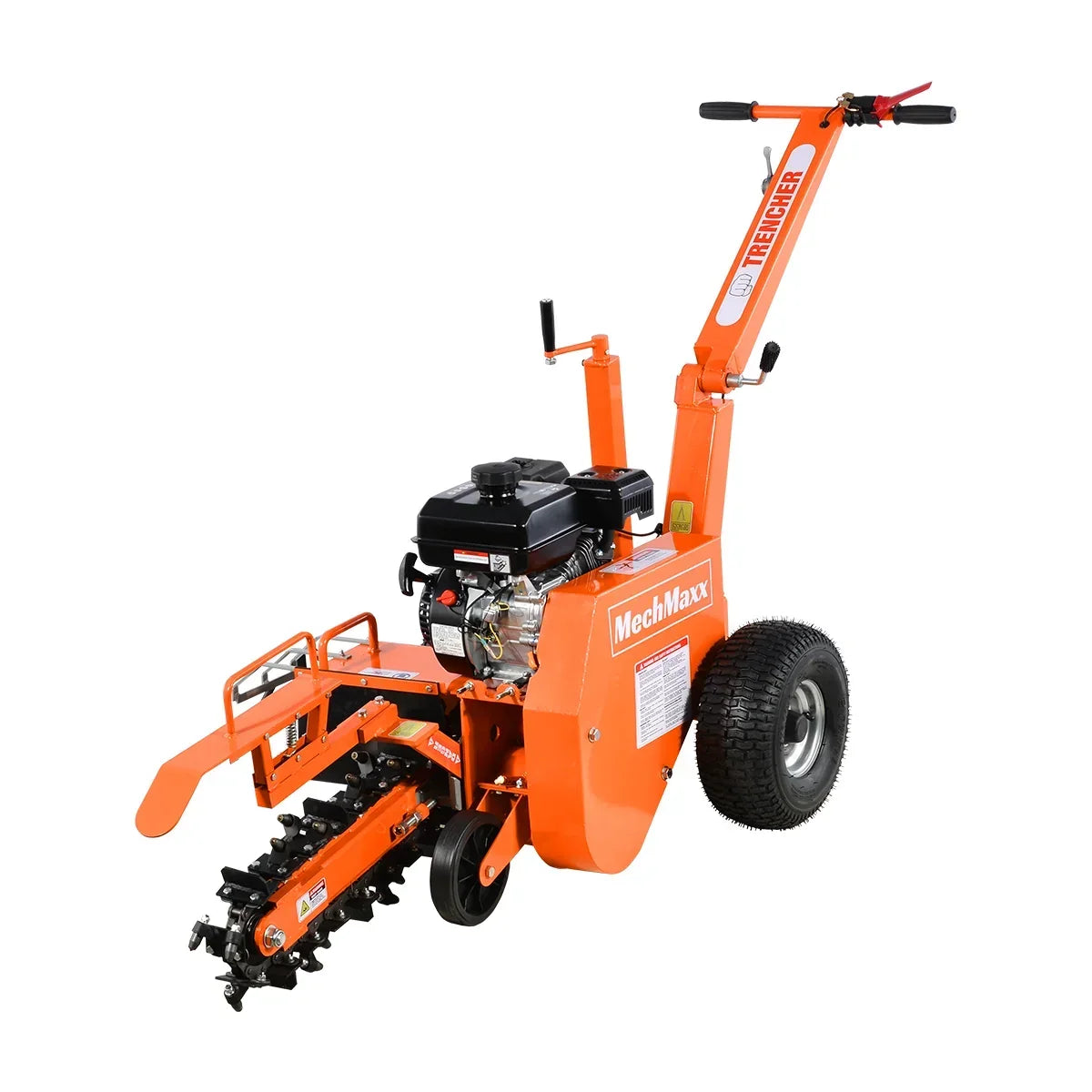 MechMaxx 7HP Gas Powered Cable Ditching Mini Trencher , TCR650