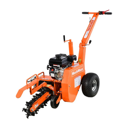 MechMaxx 7HP Gas Powered Cable Ditching Mini Trencher , TCR650