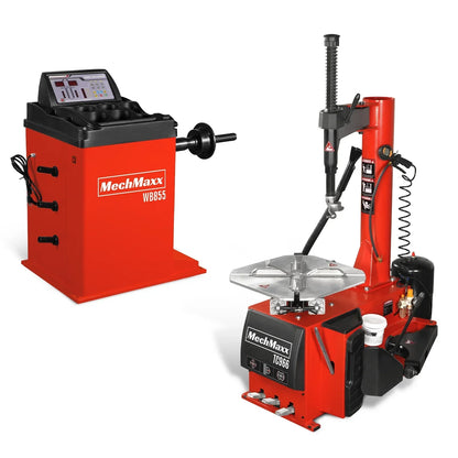 24" Rim Swing Arm Tire Changer Wheel Balancer Bundle,  TC966 ,  WB855
