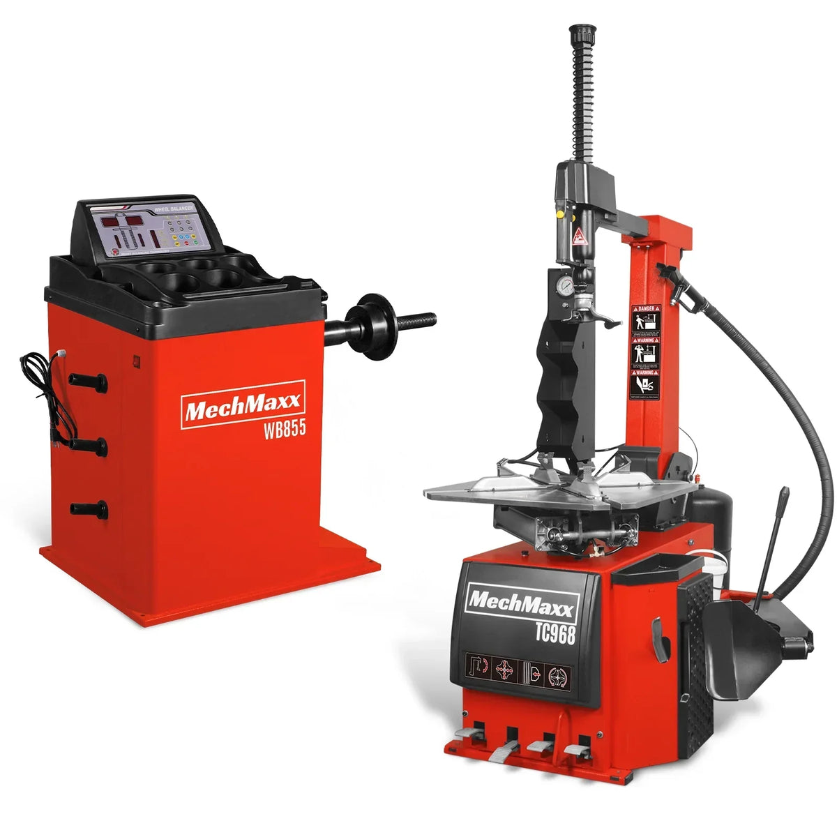 High Performance Tilt Back Tire Changer Wheel Balancer Bundle,  TC968,  WB855