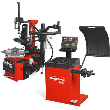 High Performance Tilt Back Tire Changer Wheel Balancer Bundle,  TC9682,  WB857