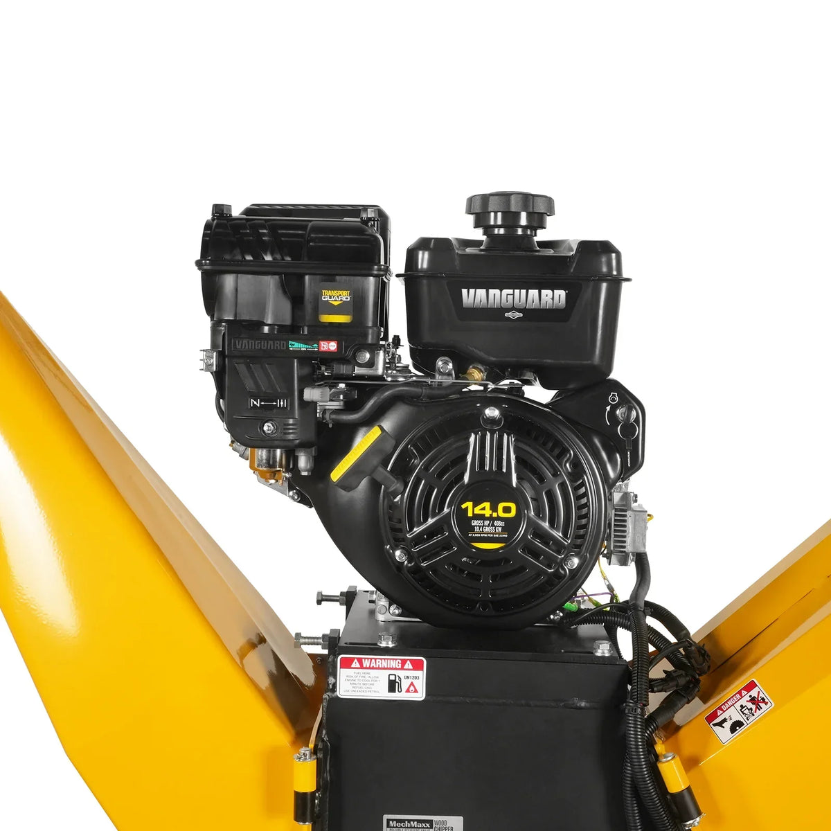6 inch E-start B&S VANGUARD 408cc 14hp Gasoline Engine Powered Drum Wood Chipper,   P4206