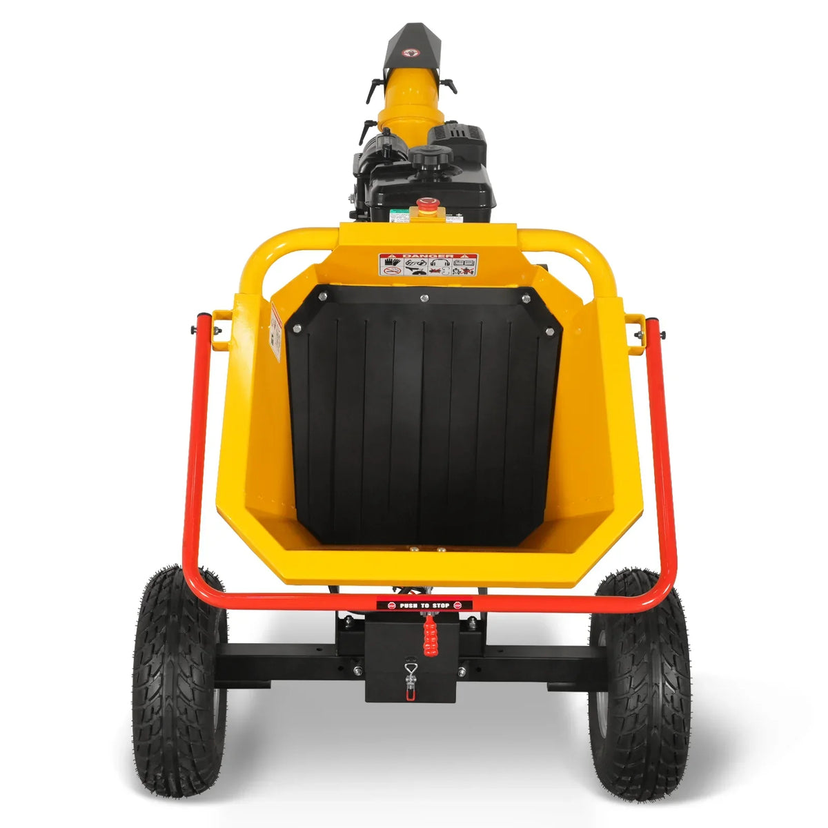 6 inch E-start B&S VANGUARD 408cc 14hp Gasoline Engine Powered Drum Wood Chipper,   P4206