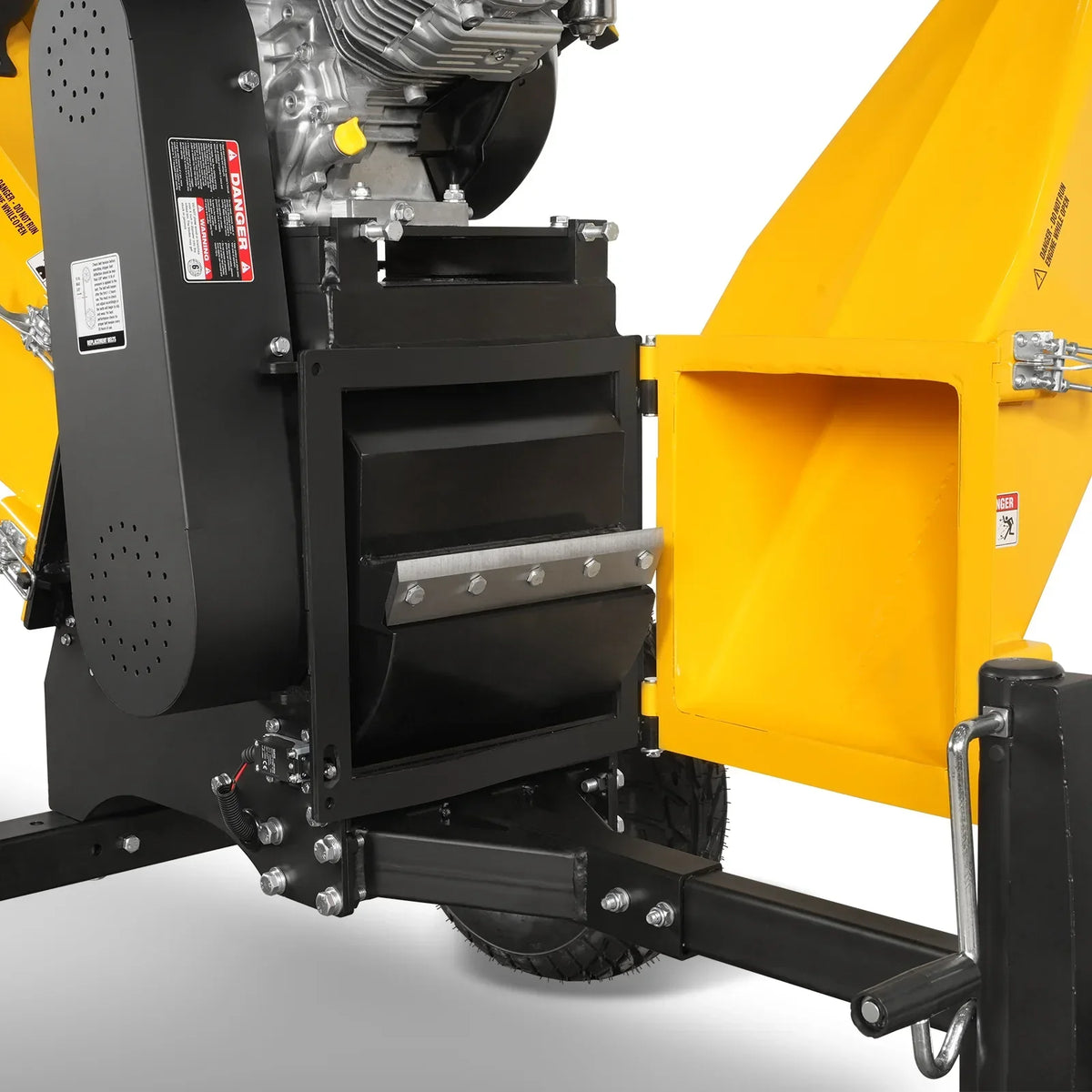 6 inch E-start B&S VANGUARD 408cc 14hp Gasoline Engine Powered Drum Wood Chipper,   P4206