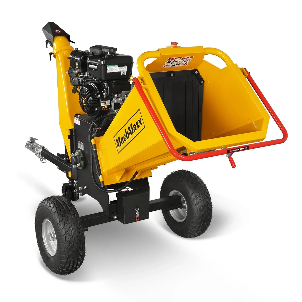 6 inch E-start B&S VANGUARD 408cc 14hp Gasoline Engine Powered Drum Wood Chipper,   P4206
