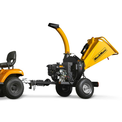 5 inch E-Start KOHLER 429cc 14hp Gasoline Engine Powered Disc Wood Chipper with Taillight ,  P4205