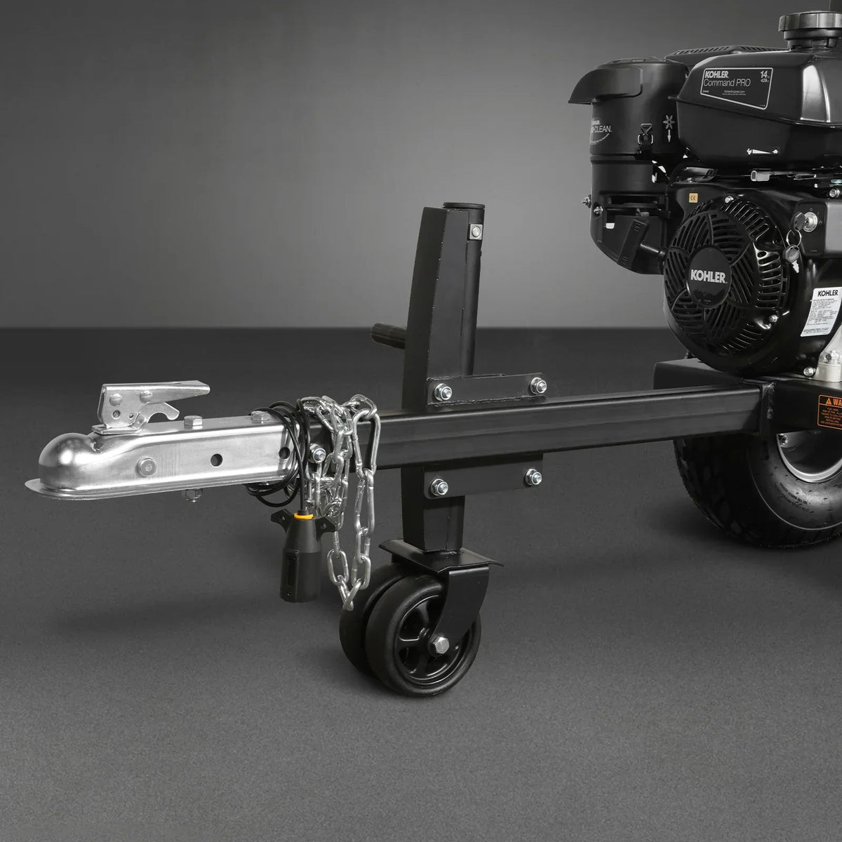 5 inch E-Start KOHLER 429cc 14hp Gasoline Engine Powered Disc Wood Chipper with Taillight ,  P4205