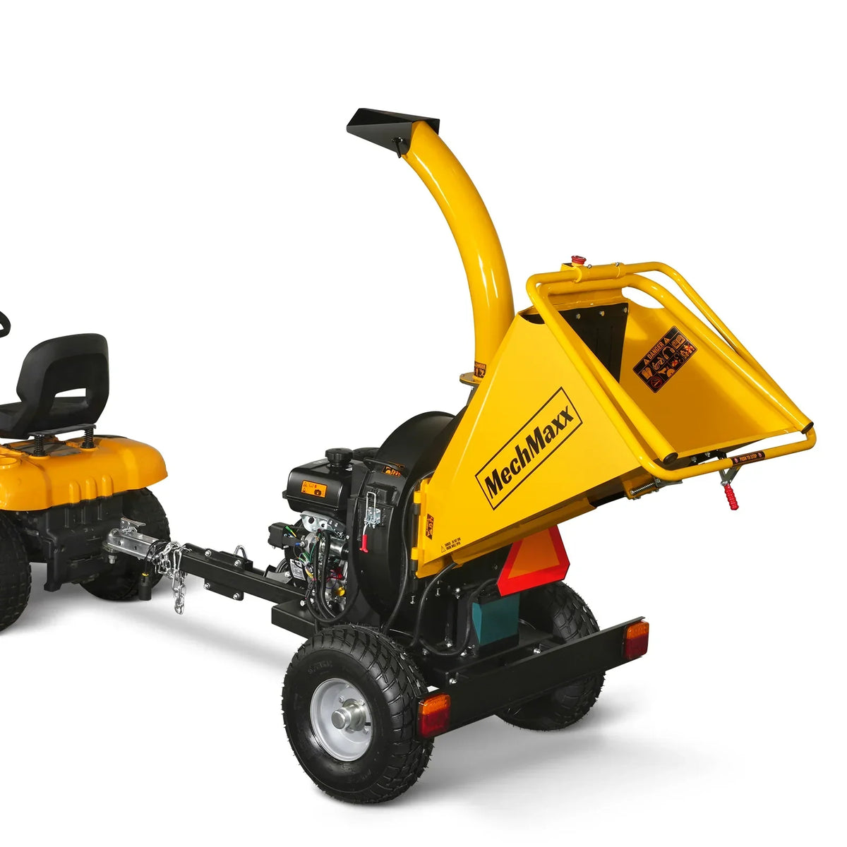 5 inch E-Start KOHLER 429cc 14hp Gasoline Engine Powered Disc Wood Chipper with Taillight ,  P4205