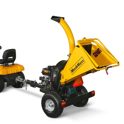 5 inch E-Start KOHLER 429cc 14hp Gasoline Engine Powered Disc Wood Chipper with Taillight ,  P4205