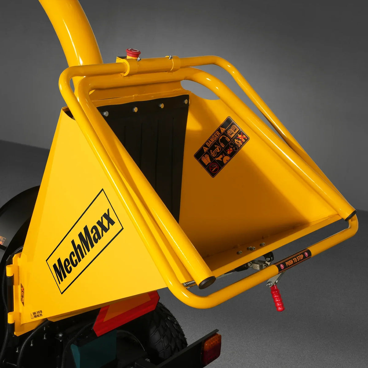 5 inch E-Start KOHLER 429cc 14hp Gasoline Engine Powered Disc Wood Chipper with Taillight ,  P4205