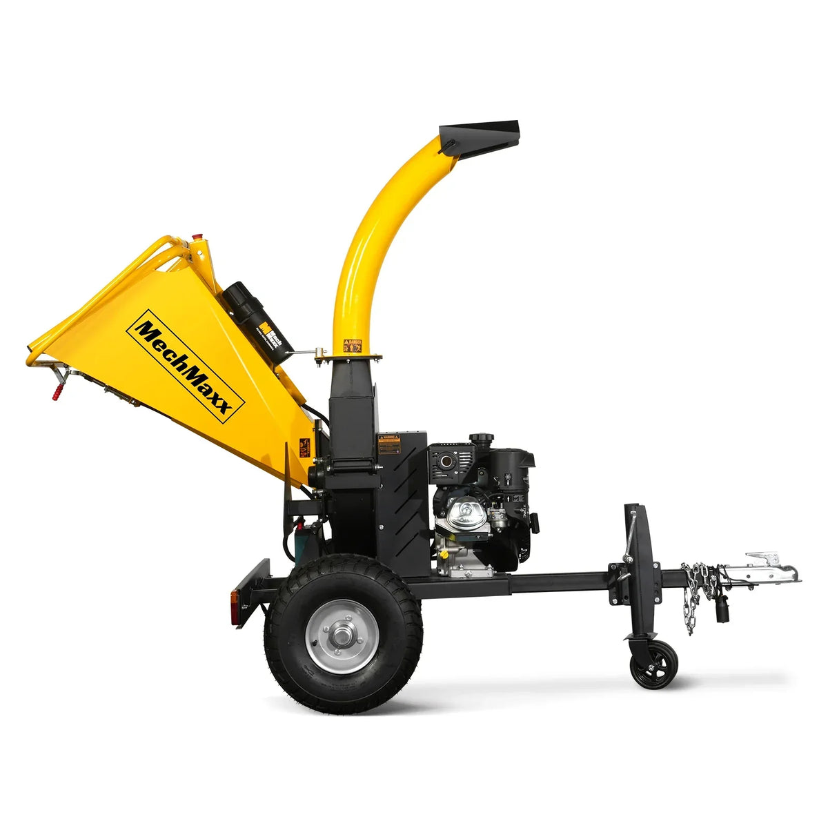 5 inch E-Start KOHLER 429cc 14hp Gasoline Engine Powered Disc Wood Chipper with Taillight ,  P4205