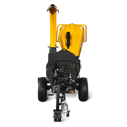 5 inch E-Start KOHLER 429cc 14hp Gasoline Engine Powered Disc Wood Chipper with Taillight ,  P4205