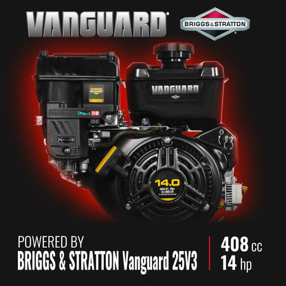 6 inch E-start B&S VANGUARD 408cc 14hp Gasoline Engine Powered Drum Wood Chipper,   P4206