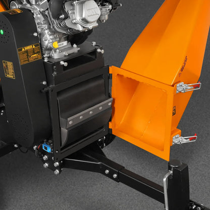 6 inch E-start ZONSEN 420cc 15hp Gasoline Engine Powered Drum Wood Chipper ,  P4206