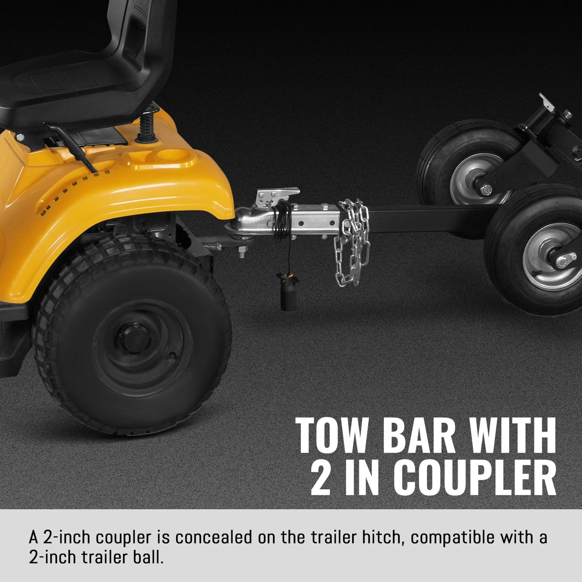 6 inch KOHLER E-Start 429cc 14HP Gas Powered 4 - Wheel Drum Wood Chipper with Taillight ,  B150