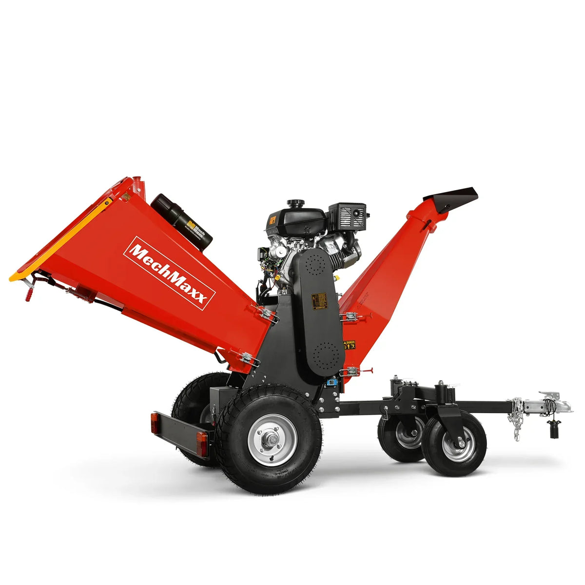 6 inch KOHLER E-Start 429cc 14HP Gas Powered 4 - Wheel Drum Wood Chipper with Taillight ,  B150