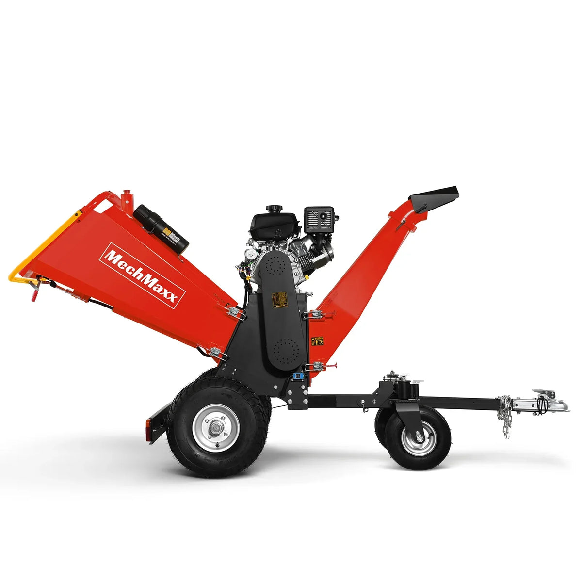 6 inch KOHLER E-Start 429cc 14HP Gas Powered 4 - Wheel Drum Wood Chipper with Taillight ,  B150