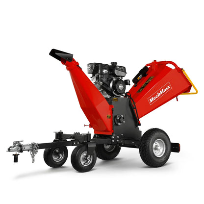 6 inch KOHLER E-Start 429cc 14HP Gas Powered 4 - Wheel Drum Wood Chipper with Taillight ,  B150