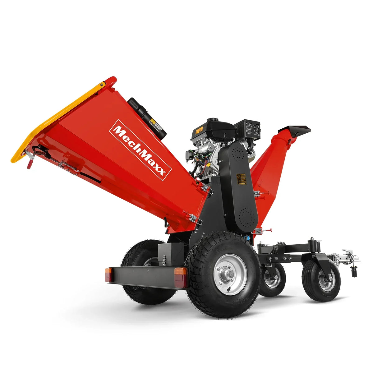 6 inch KOHLER E-Start 429cc 14HP Gas Powered 4 - Wheel Drum Wood Chipper with Taillight ,  B150