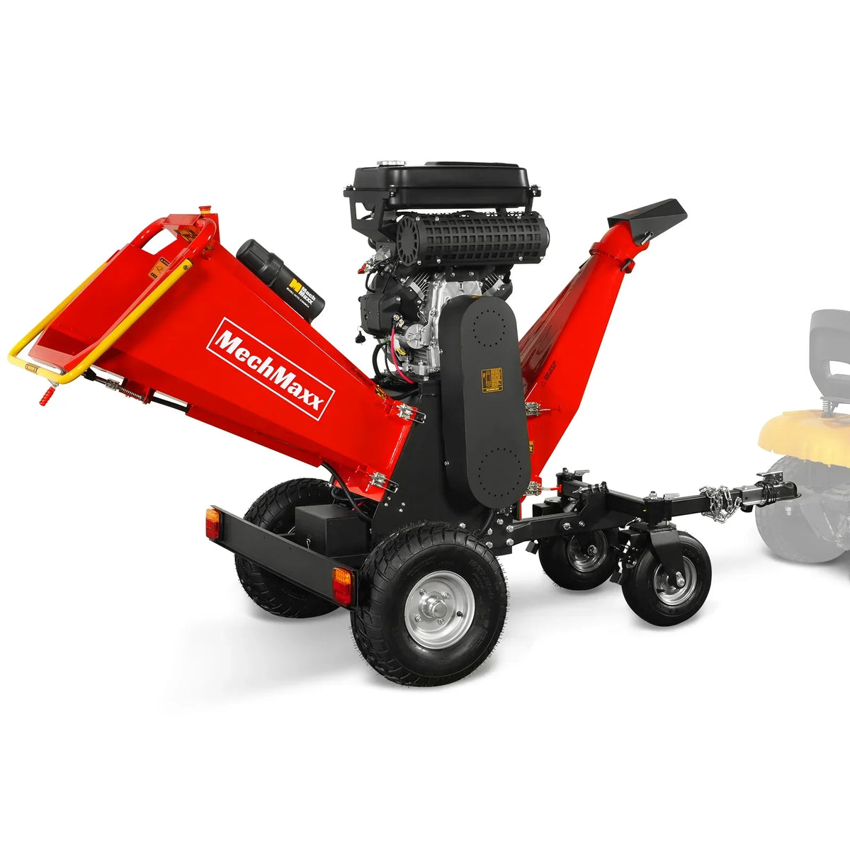 3-Point PTO Stump Grinder & 8 inch ZONSEN E-Start 1000cc 35hp Gas Powered Wood Chipper Bundle, SG24 & B200