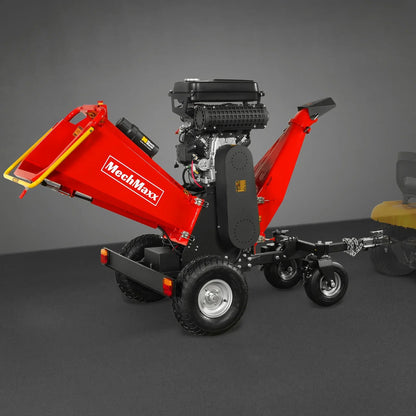 3-Point PTO Stump Grinder & 8 inch ZONSEN E-Start 1000cc 35hp Gas Powered Wood Chipper Bundle, SG24 & B200